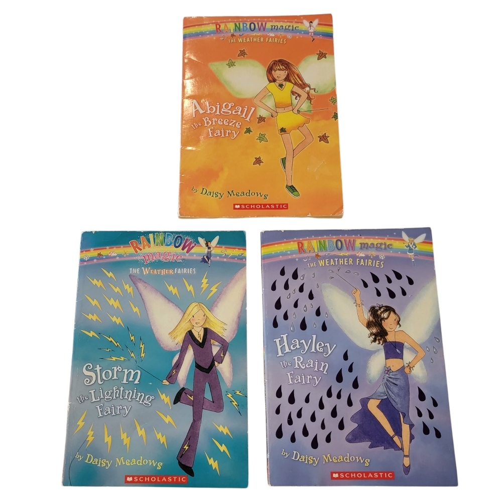 (3) Popular Rainbow Magic Books. The Weather Fairies Scholastic
